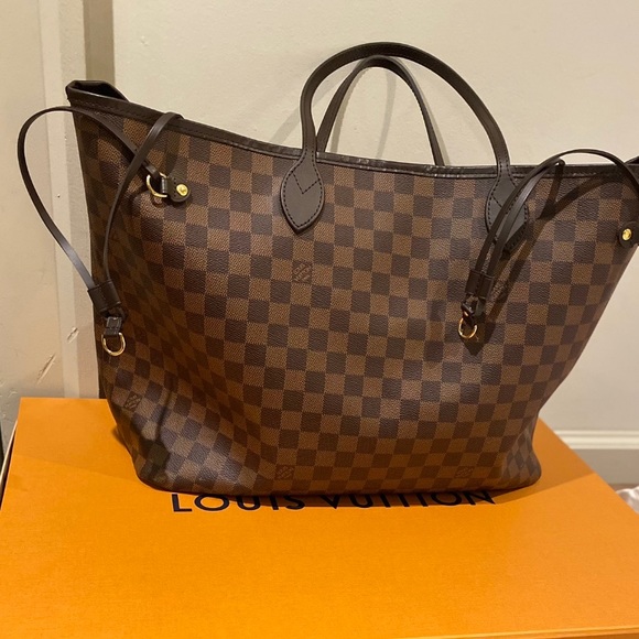SOLD-Louis Vuitton Neverfull GM Damier Ebene - Picture 1 of 8